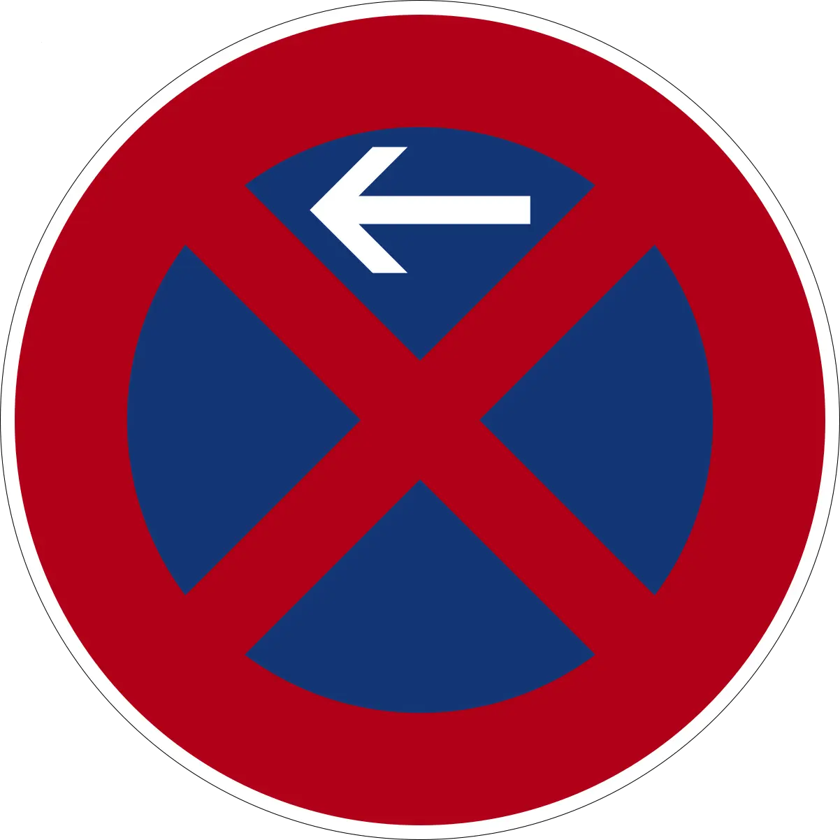 No stopping zone