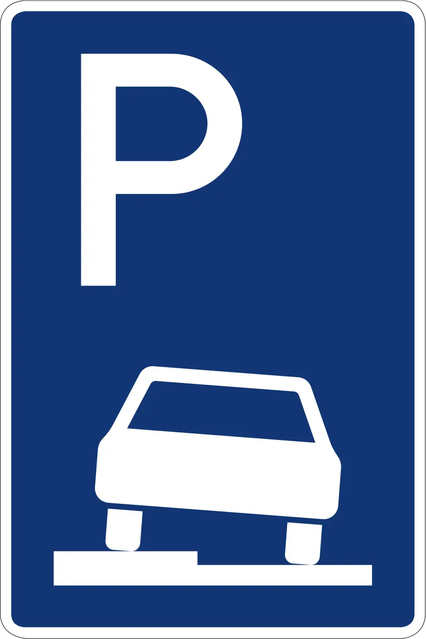 Parking on pavement allowed