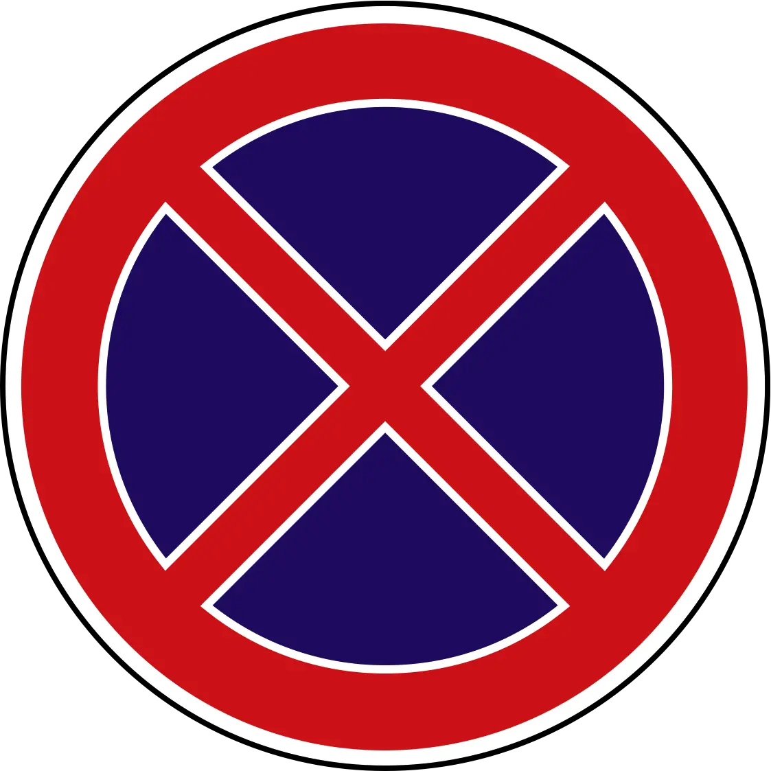 No stopping sign