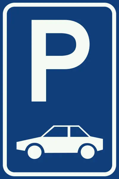 Parking for specific vehicle category sign